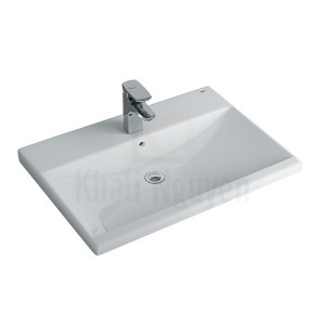 Chậu Rửa Lavabo Inax AL-2397V Dương Vành AquaCeramic