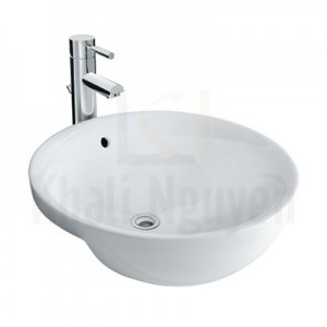 Chậu Rửa Mặt Lavabo Inax AL-333V Bán Âm AquaCeramic