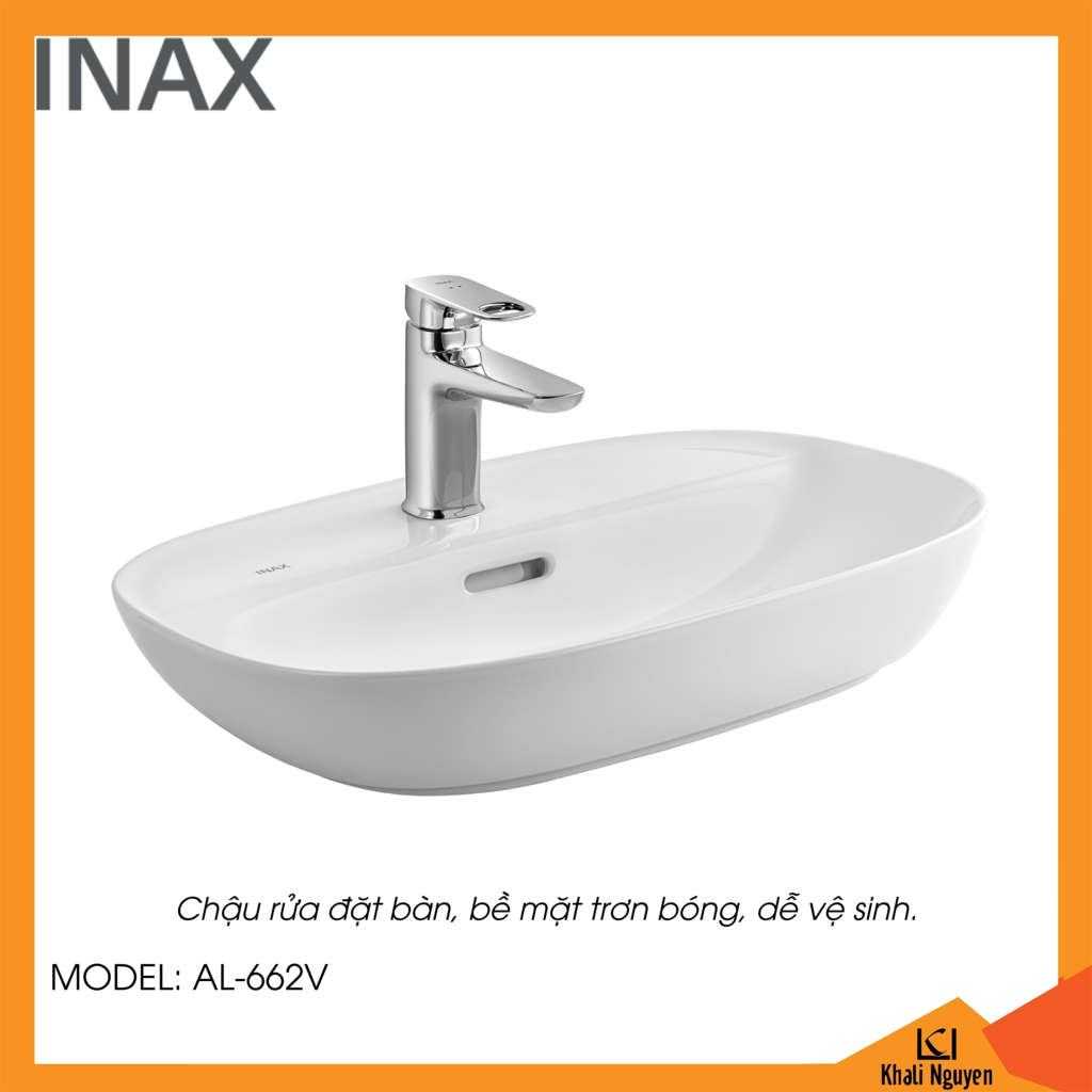 Lavabo Inax AL-662V đặt bàn AquaCeramic