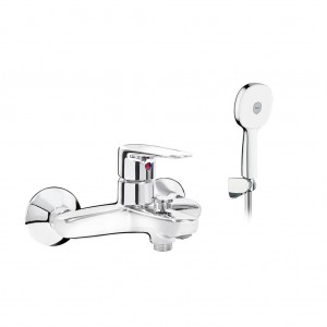 Vòi Sen Tắm Nóng Lạnh Inax BFV-1113S-8C Tay Sen Mạ