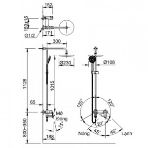 Bản vẽ kỹ thuật  BFV-915S 