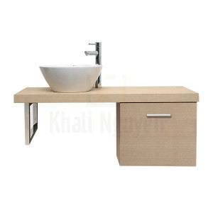 Bộ Tủ Chậu Lavbao Inax CB1206-4IF-B Màu Gỗ Nhạt