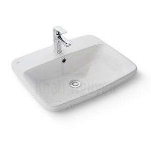 Chậu Rửa Lavabo Inax L-2398V Dương Vành