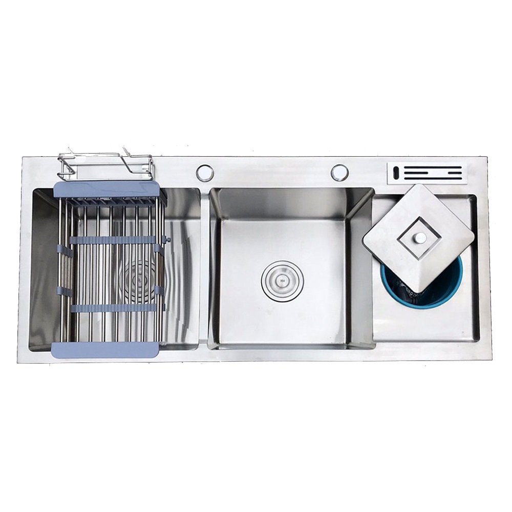 Chậu rửa bát handmade đúc Inox cao cấp Kagol H10045-DR