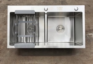 Chậu rửa bát handmade đúc SUS 304 cao cấp Kagol H7040-Can