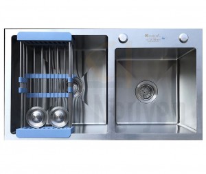 Chậu rửa bát handmade đúc Inox cao cấp Kagol H7040-Lech 304