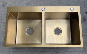 Chậu rửa bát handmade đúc phủ Nano Kagol HNV8245 