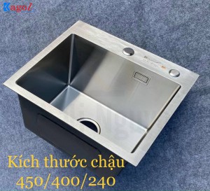 Chậu Rửa Bát Handmade Đúc Kagol Một Hố K4540