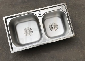 Chậu rửa bát handmade dập phủ Nano cao cấp Kagol P7240