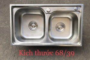 Chậu rửa bát handmade dập phủ Nano cao cấp Kagol P8639