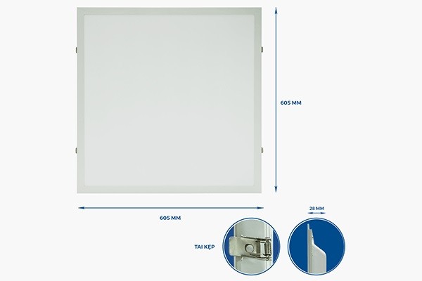 Đèn led Panel OS TLC-TOS-CT-600×600 có tai