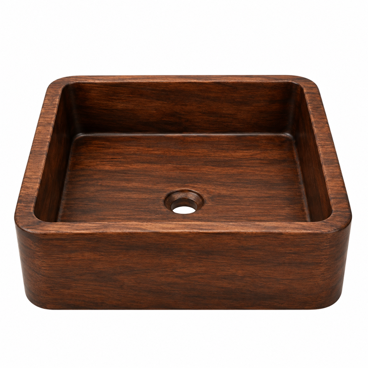Chậu lavabo Acacia gỗ nung WF-LV-TB-420A đặt bàn