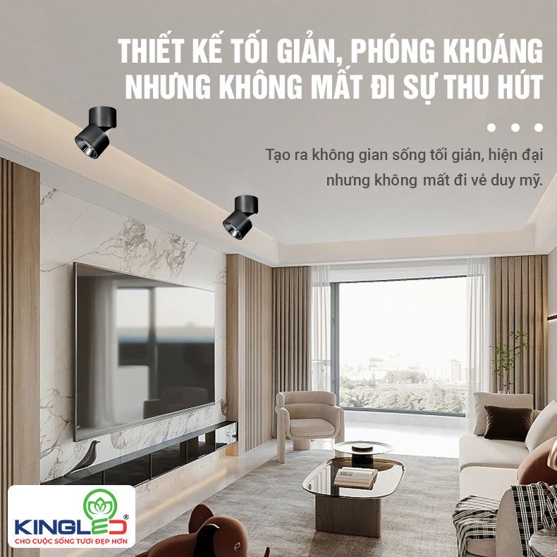 Đèn led ống bơ Kingled DA-OBRG - Hình 3