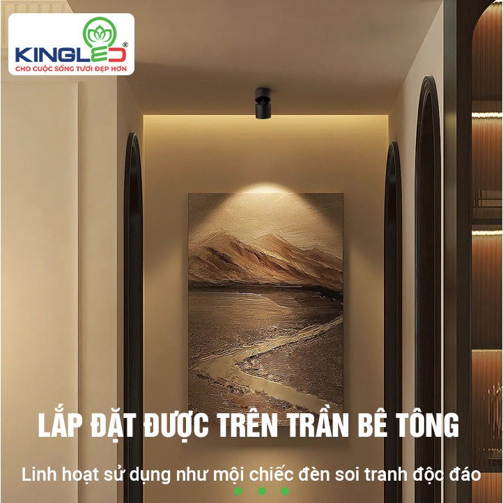 Đèn led ống bơ Kingled DA-OBRG - Hình 4