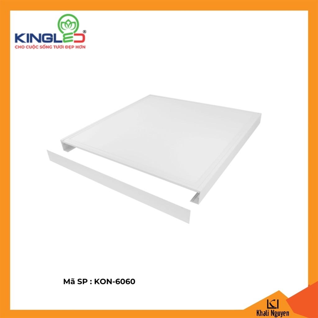 Bộ phụ kiện khung nhôm lắp nổi đèn Panel Kingled KON-6060