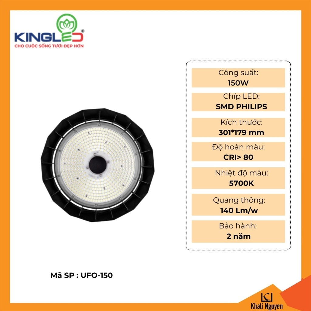 Đèn nhà xưởng UFO Kingled UFO-150