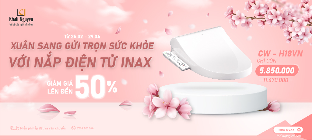  Bùng nổ ưu đãi đầu năm cùng INAX tại Khali Nguyễn 