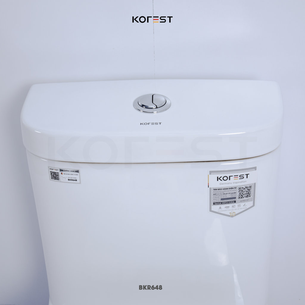 Bồn cầu 1 khối Korest BKR648 - hình 4