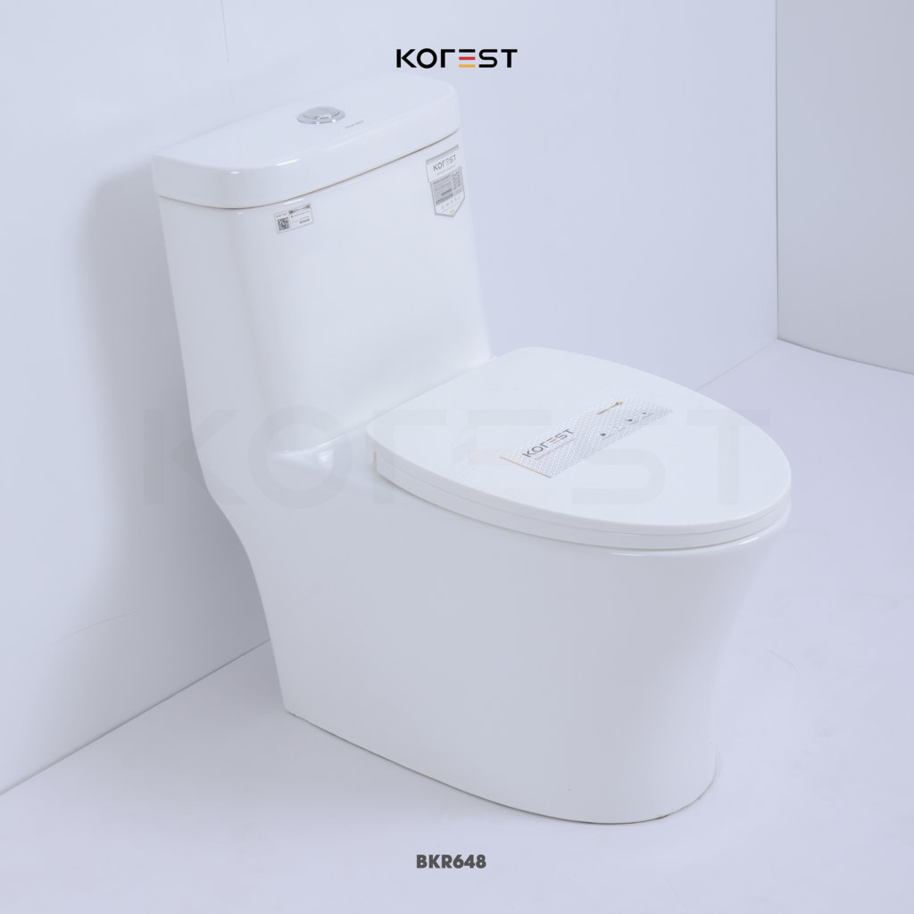 Bồn cầu 1 khối Korest BKR648 - hình 5
