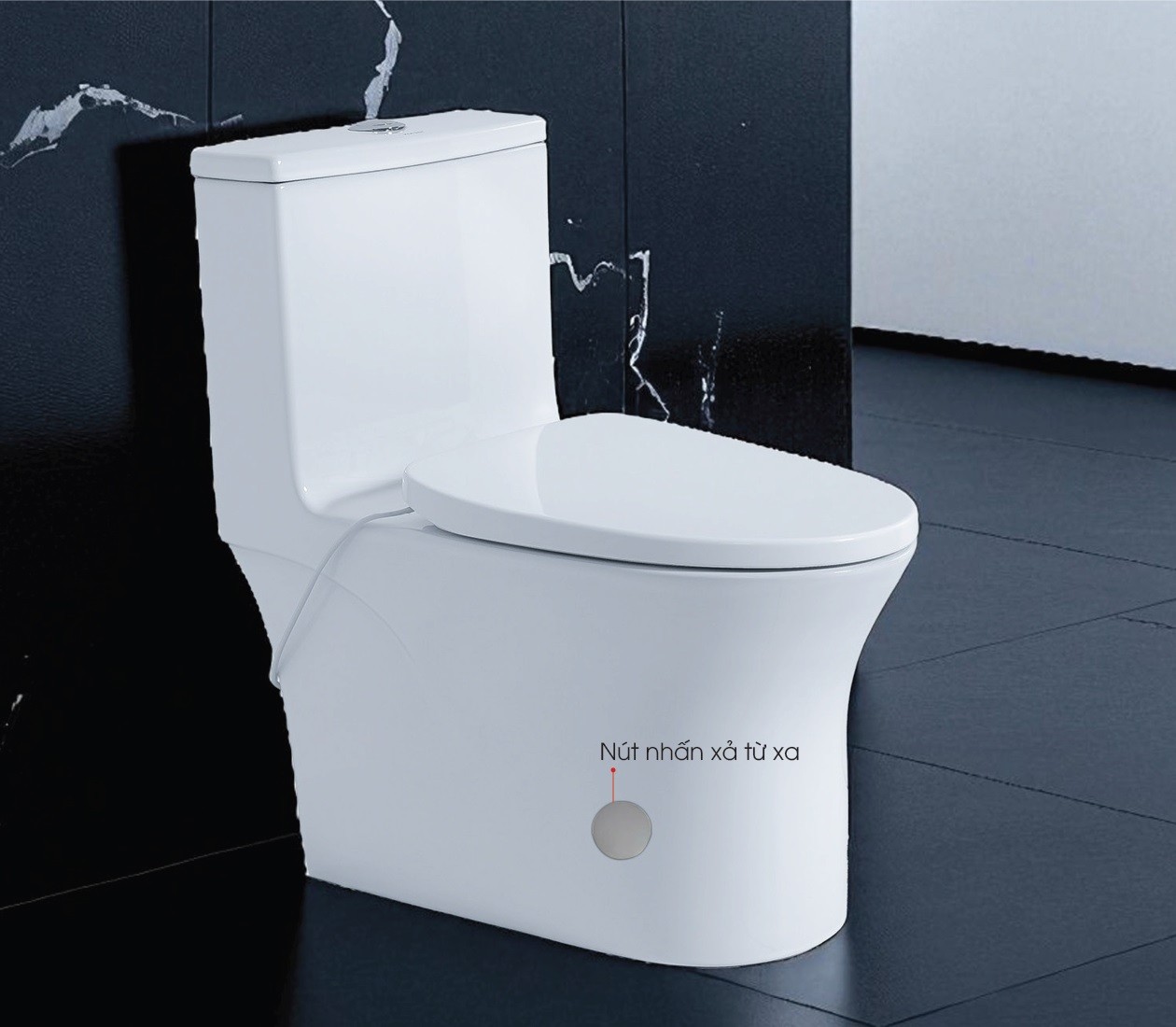 Bồn cầu 1 khối Korest BKR654-S - hình 1