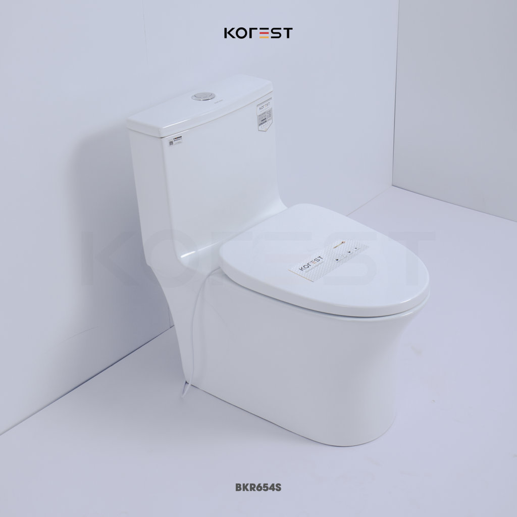 Bồn cầu 1 khối Korest BKR654-S - hình 4