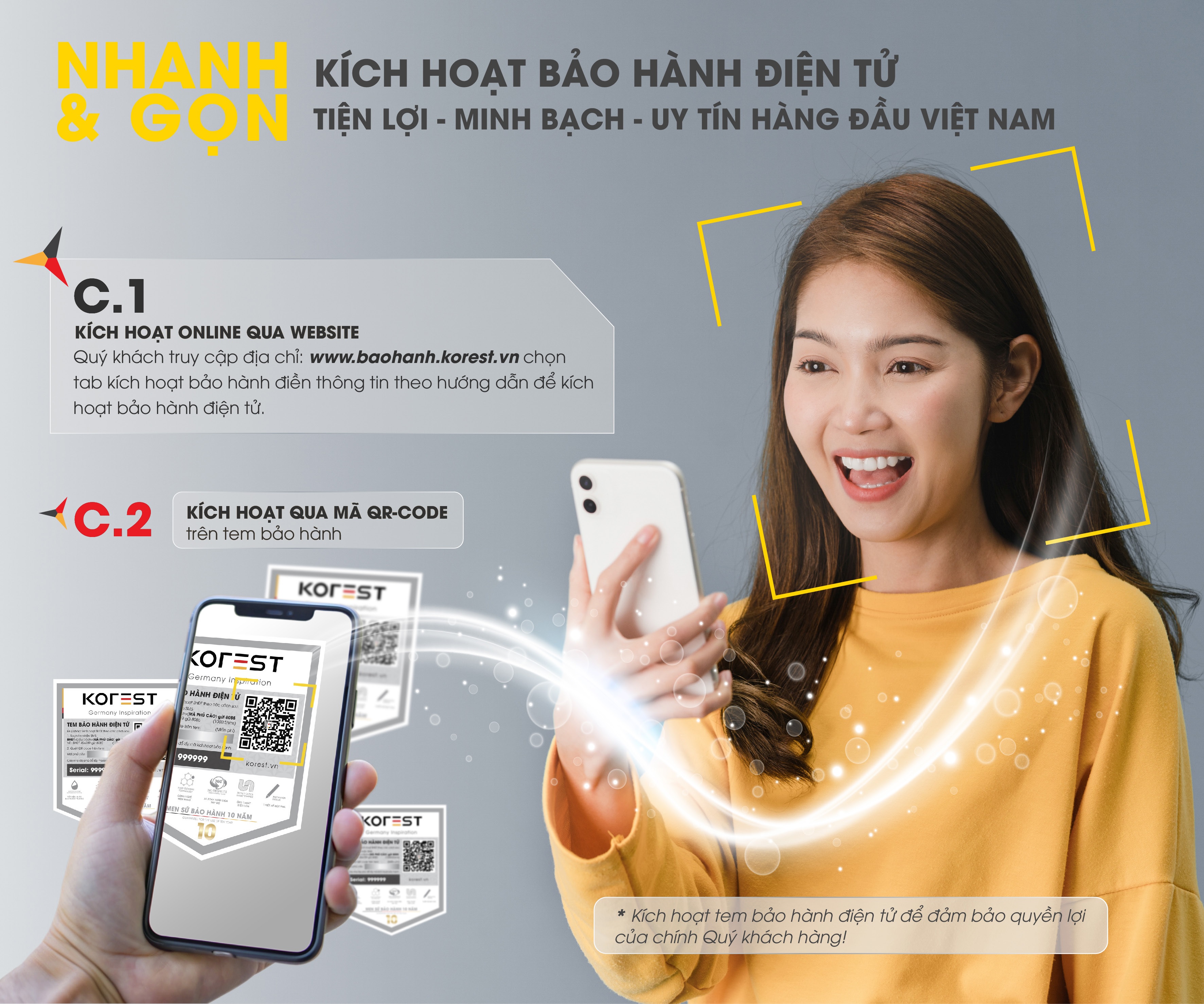 Dịch vụ bảo hành Korest