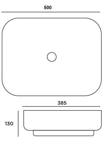 Bản vẽ lavabo bán ân bàn Korest CKR7114