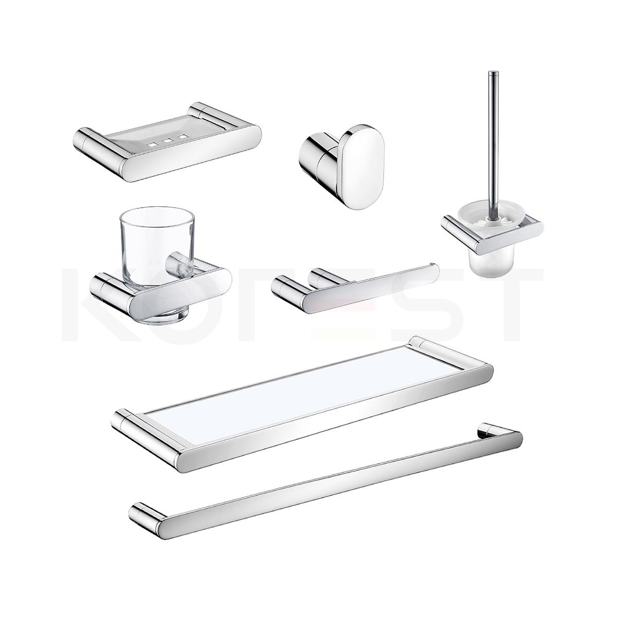 Bộ Phụ Kiện Nhà Tắm Korest KR-PK5 Bộ Phụ Kiện Nhà Tắm Korest KR-PK5