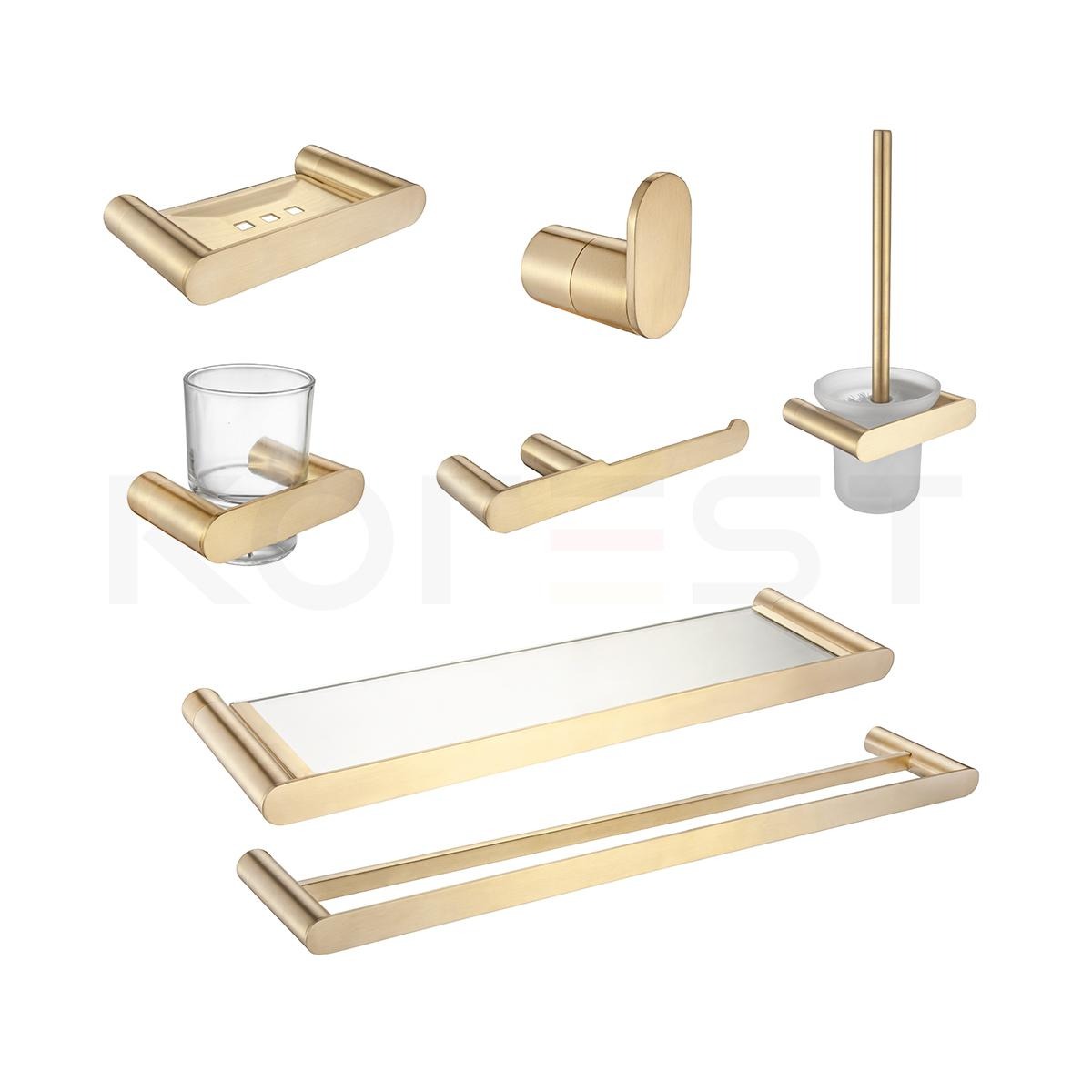 Bộ Phụ Kiện Nhà Tắm Korest KR-PK5G Bộ Phụ Kiện Nhà Tắm Korest KR-PK5G