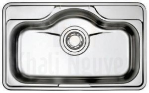 Chậu Rửa Bát Inox 1 Hố Lizens LDS-850 Nhập Khẩu Từ Hàn Quốc