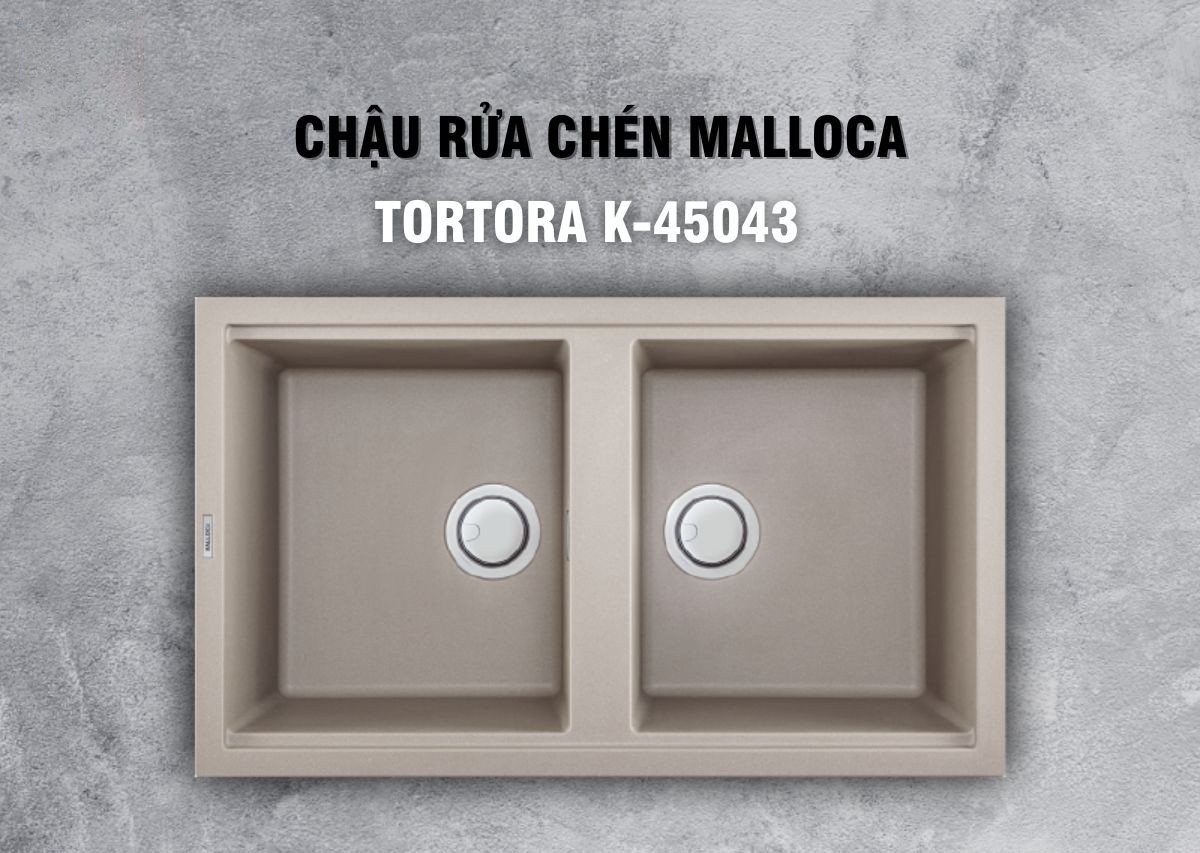 Chậu Rửa Bát Đá Malloca TORTORA K-45043