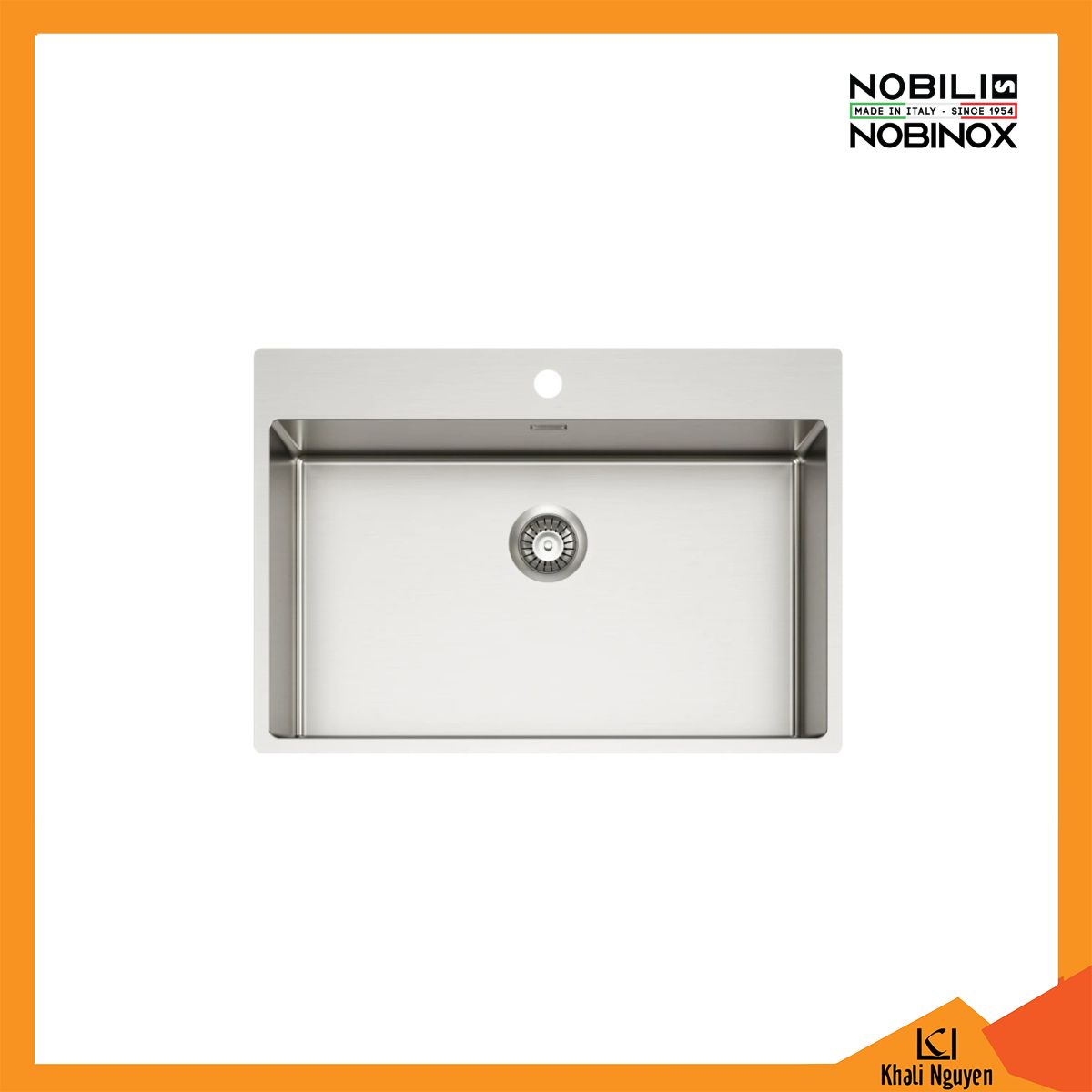 Chậu Rửa Bát 1 Hố Tasca PURA NT675T 740*510*200mm