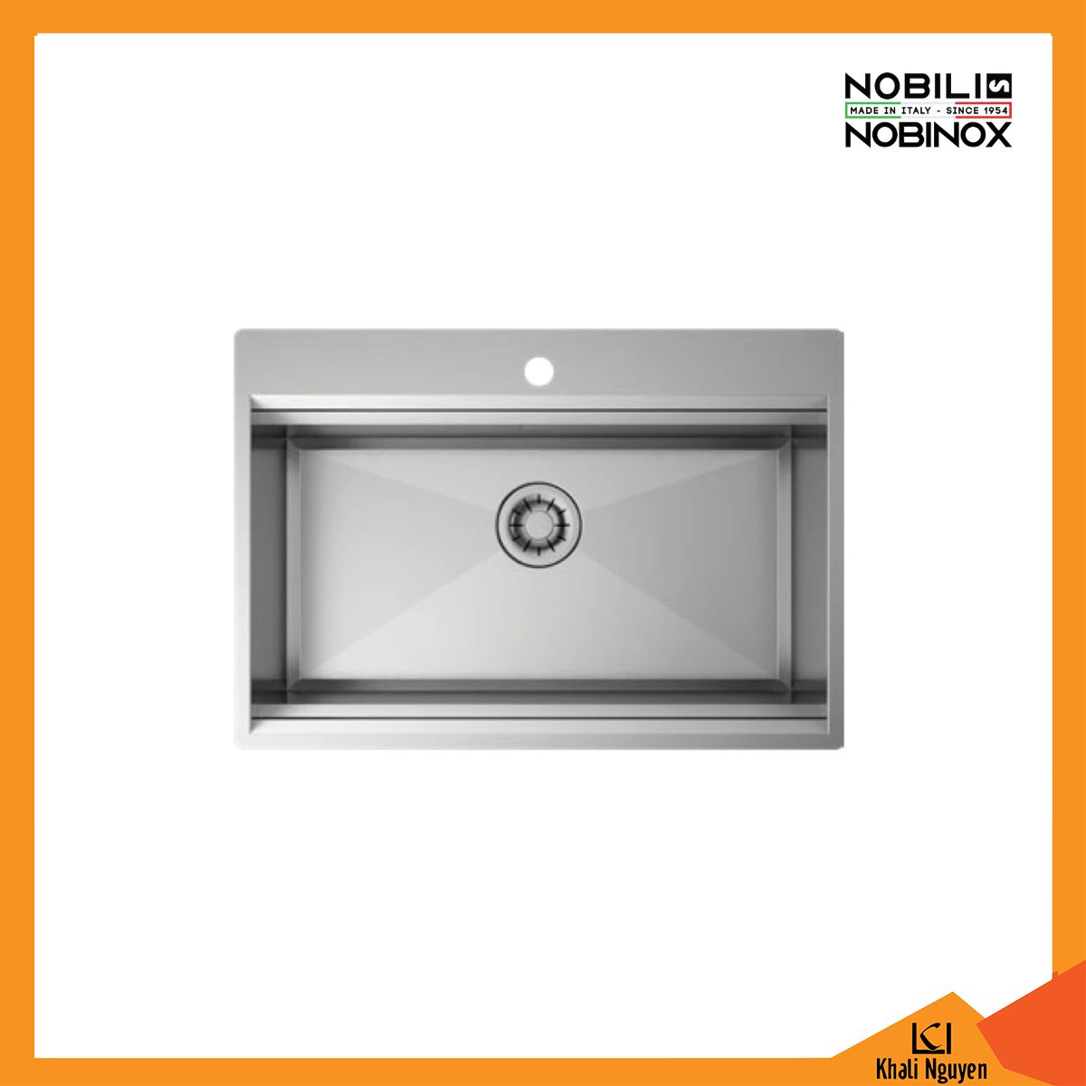 Chậu Rửa Bát 1 Hố Tasca STEP NT651T 740*510*210mm