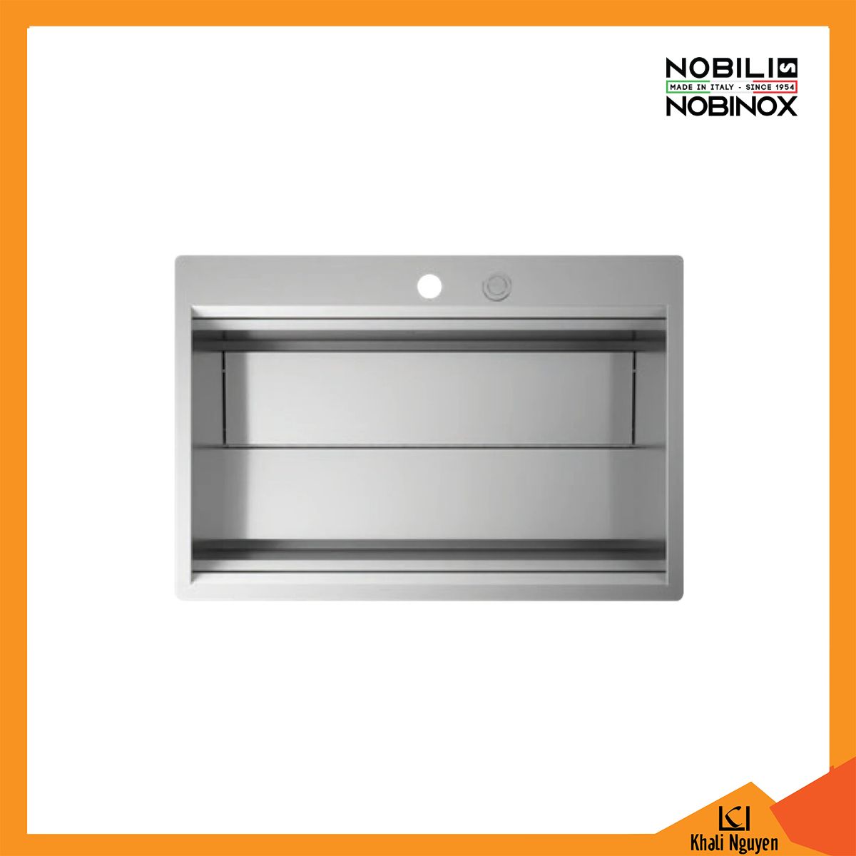 Chậu Rửa Bát 1 Hố Artinox MOSE NA808 750*510*240mm