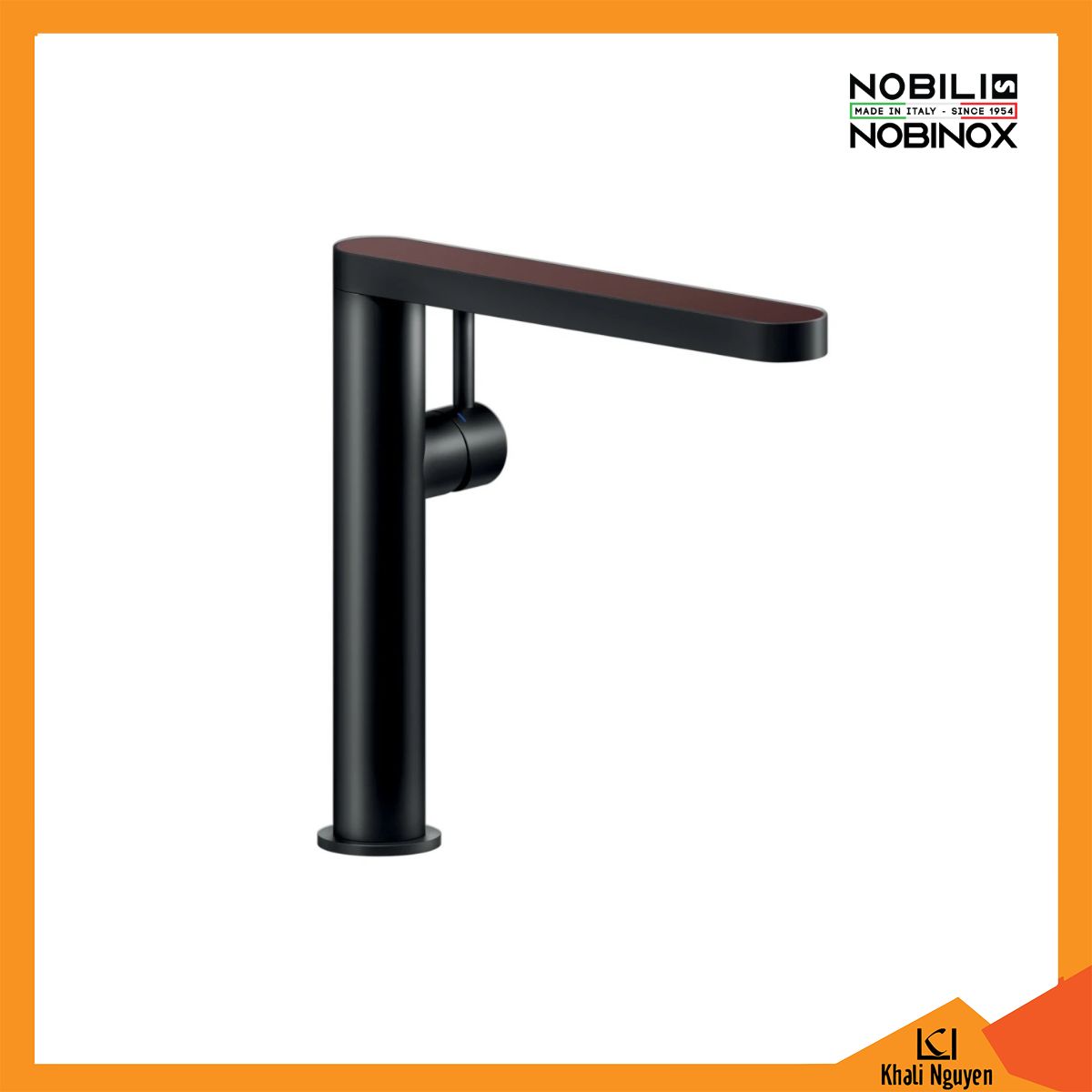 Vòi Rửa Bát Nobili MATCH NB218B Cần Cứng + Nóng Lạnh