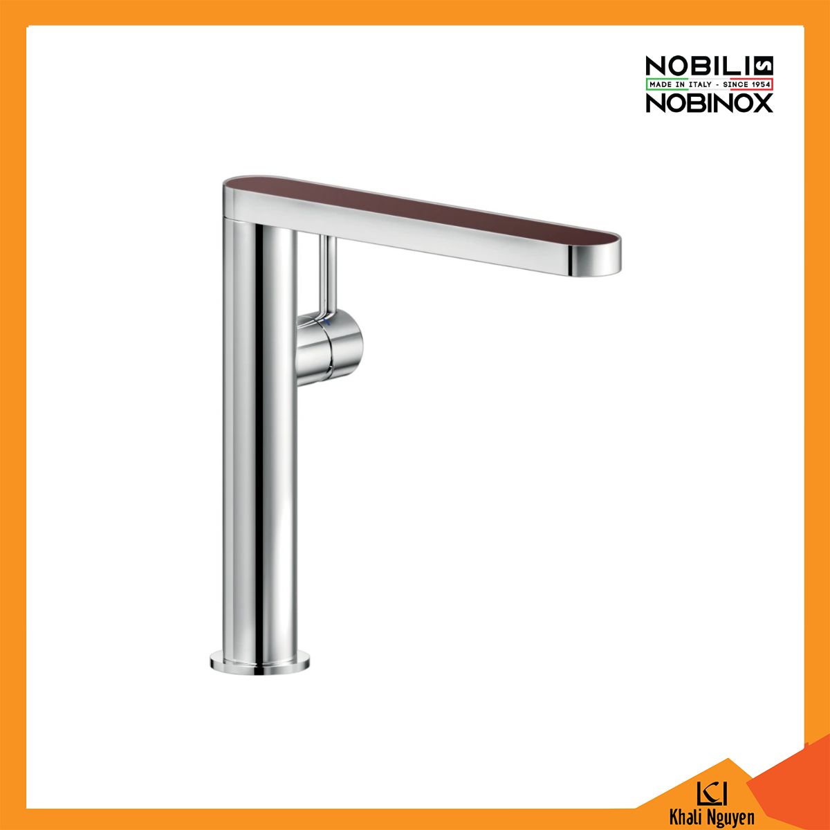 Vòi Rửa Bát Nobili MATCH NB219R Cần Cứng + Nóng Lạnh