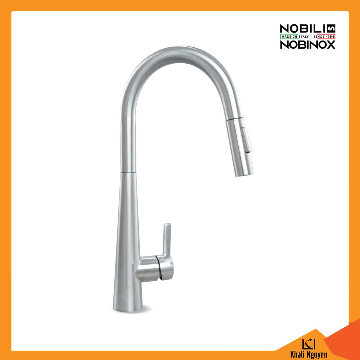 Vòi Rửa Bát Nobinox WINTO NX501 Dây Rút + Nóng Lạnh + 2 Chế Độ