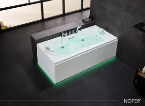 Đèn LED xanh của bồn tắm massage NOFER NG-0829