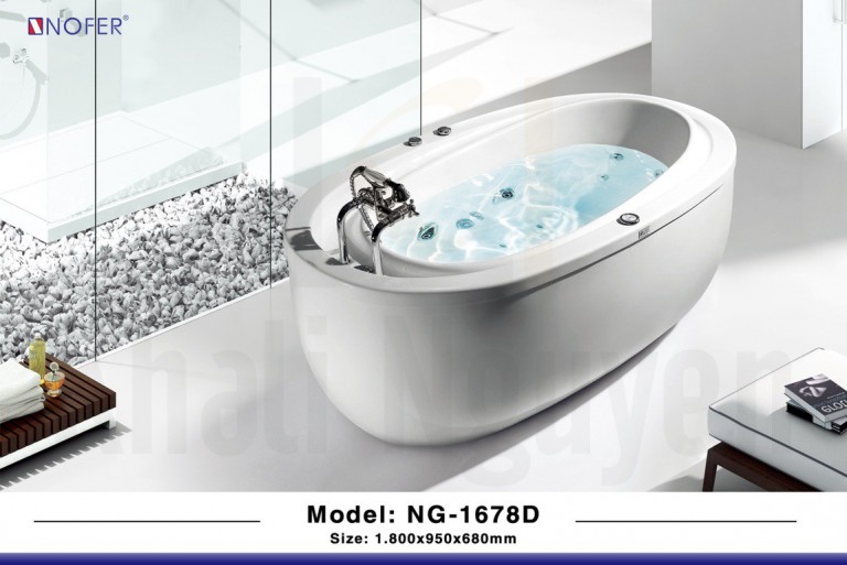 Hình ảnh tổng thể của bồn tắm massage NG-1678D
