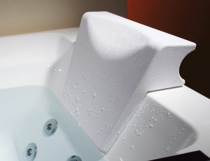 Gối cổ màu trắng của bồn tắm massage NG-1777D