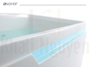 Đèn LED ở 2 đường thành bồn tắm NG-1820