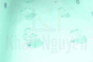 Các mắt sủi khí tích hợp với hệ thống chiếu sáng