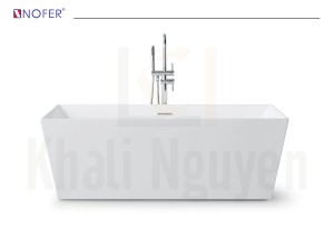 Bồn tắm NG-1871/ 1871 Plus với những khối hình vuông vắn, dứt khoát.
