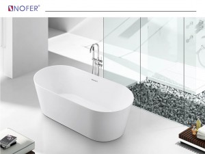 Bề mặt bồn tắm NG-1872/ 1872 Plus được gia công trơn nhẵn hoàn toàn.