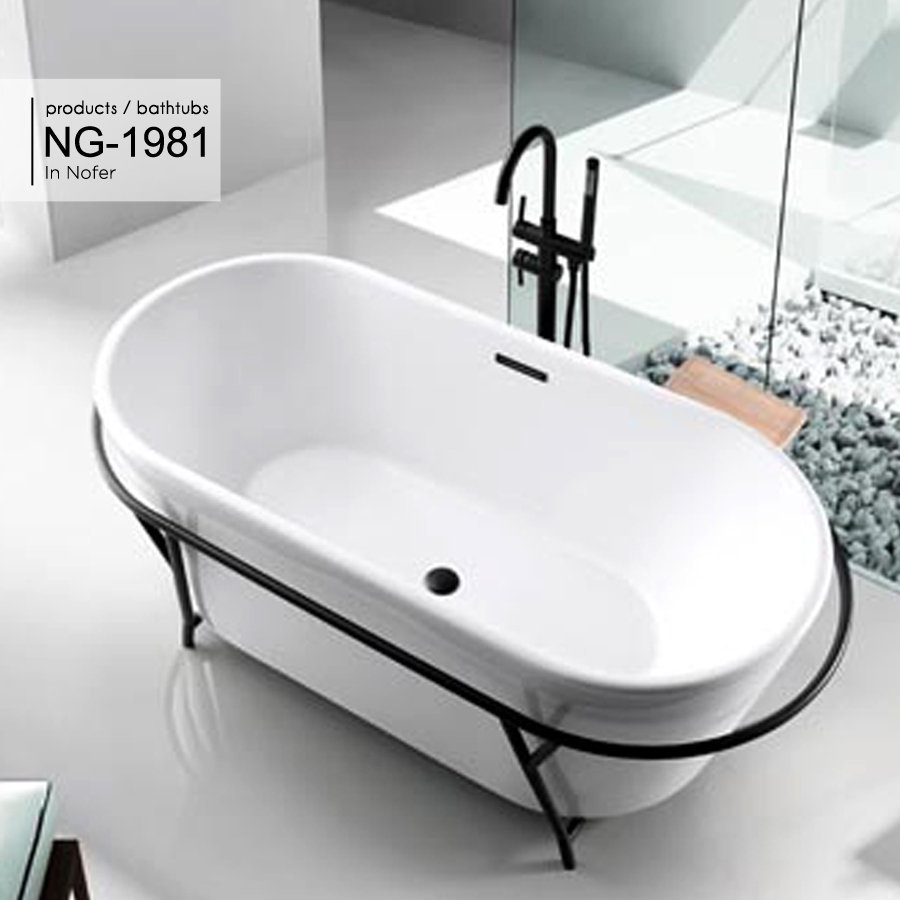 BỒN TẮM NG-1981 with shelf BỒN TẮM NG-1981 with shelf