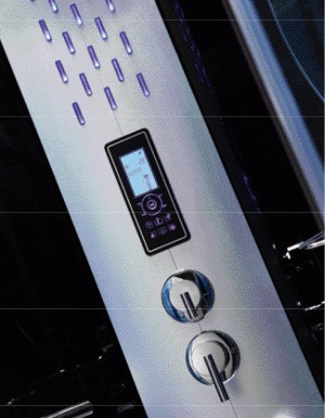 Bảng điều khiển hiện đại của phòng xông hơi NG-2105B