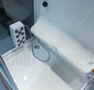 Hệ thống massage chân cùng ghế ngồi dài của phòng xông hơi NG – 2119A