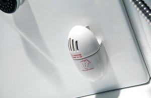 Nơi hơi nước nóng cung cấp vào phòng xông hơi