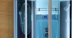 Gương và kệ để đồ trong phòng xông hơi NG-2950A