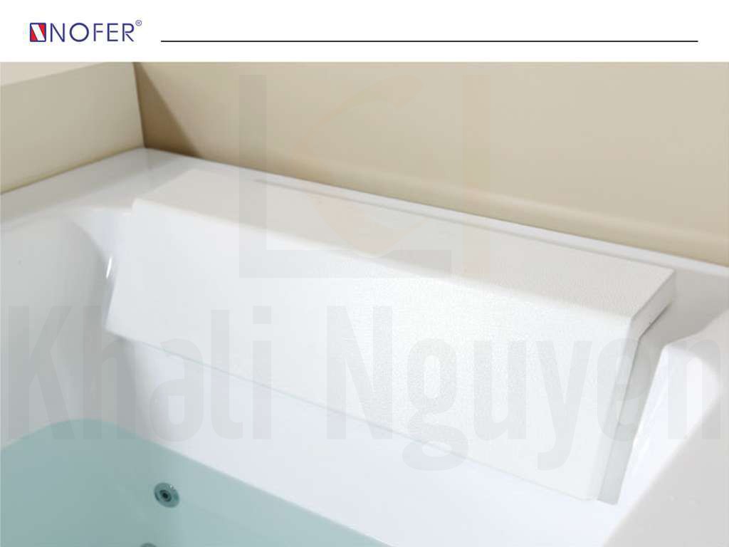 Gối tựa đầu cao su êm ái của bồn tắm massage NG-7175DG